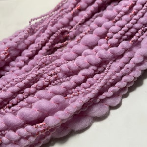 Anemone | handspun thick & thin yarn for weaving/knitting/crochet/tapestry/special projects!