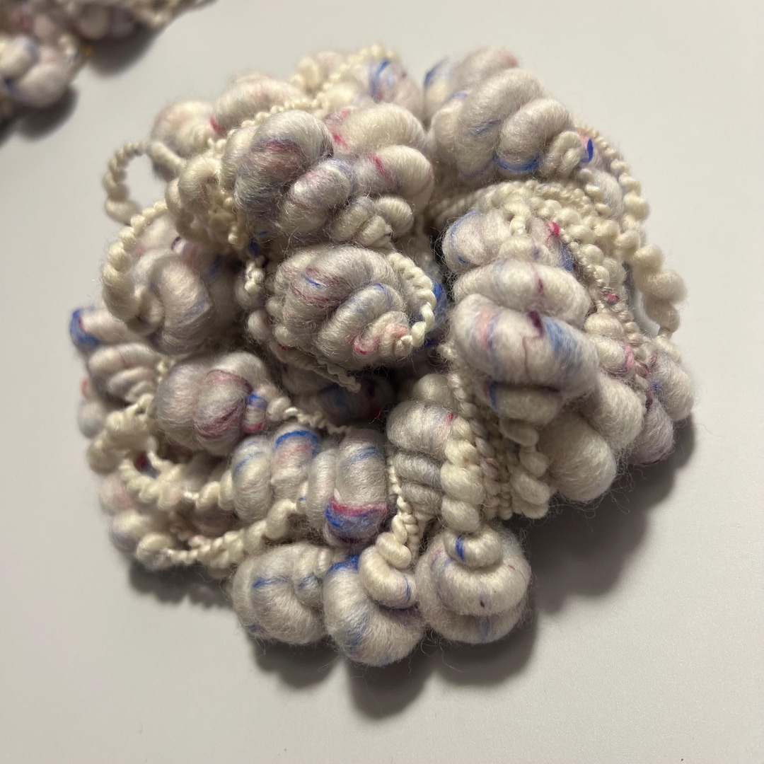 Cool Snow Leopard Beehive Art Yarn – Handspun Thick and Thin Wool for ...