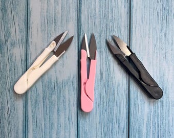 Garnschere | Dreierset | Bastelschere zum Nähen, Besticken, Makramee und Mehr!