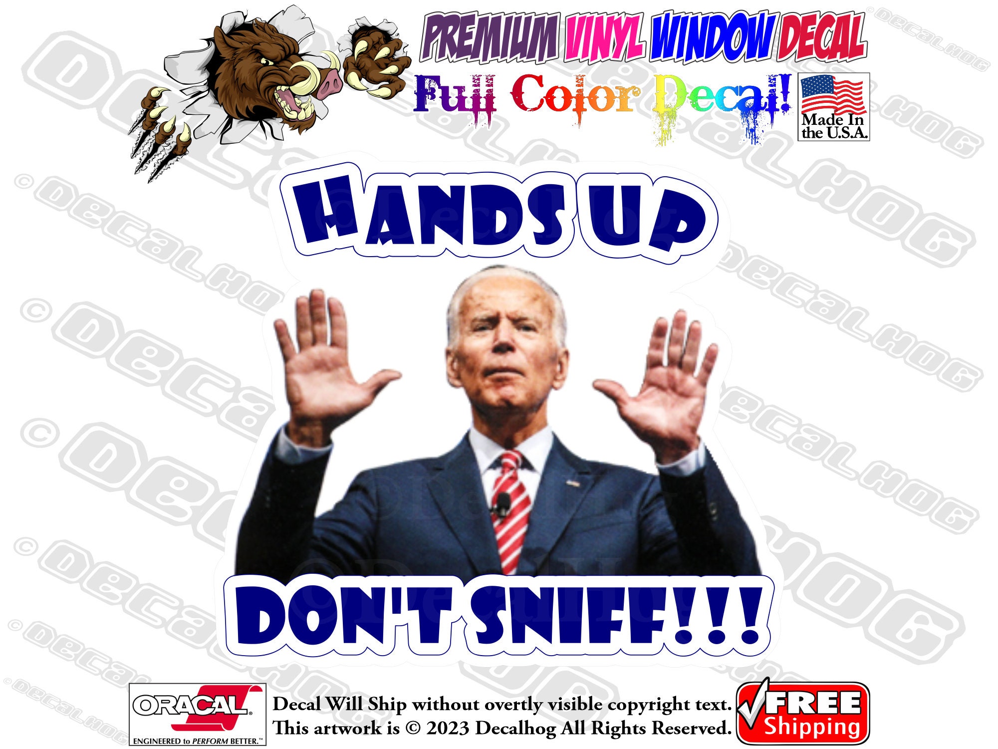 Joe Biden Jumpscare Sticker for Sale by smokelessmeth