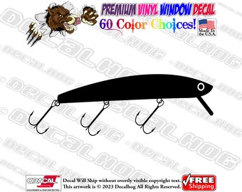 Rapala Fishing Lure Vinyl Decal Car Truck Laptop Wall Window Graphics Bumper Sticker.