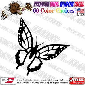 Butterfly Beautiful Pretty Vinyl Decal Car Truck Laptop Wall Window Graphics Bumper Sticker.