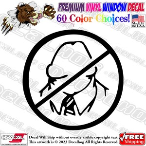 Pack Of 10 White Penis Prank Decals – Funny Gay LGBT Vinyl Stickers – Car Window Truck