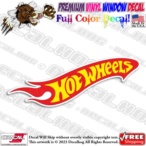 HotWheels Racing JDM Full Color Car Truck Laptop Wall Window Graphics Vinyl Decal Bumper Sticker.