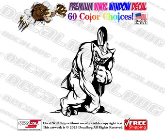Killer Fantasy Troll Vinyl Decal Car Truck Laptop Wall Window Graphics Bumper Sticker.