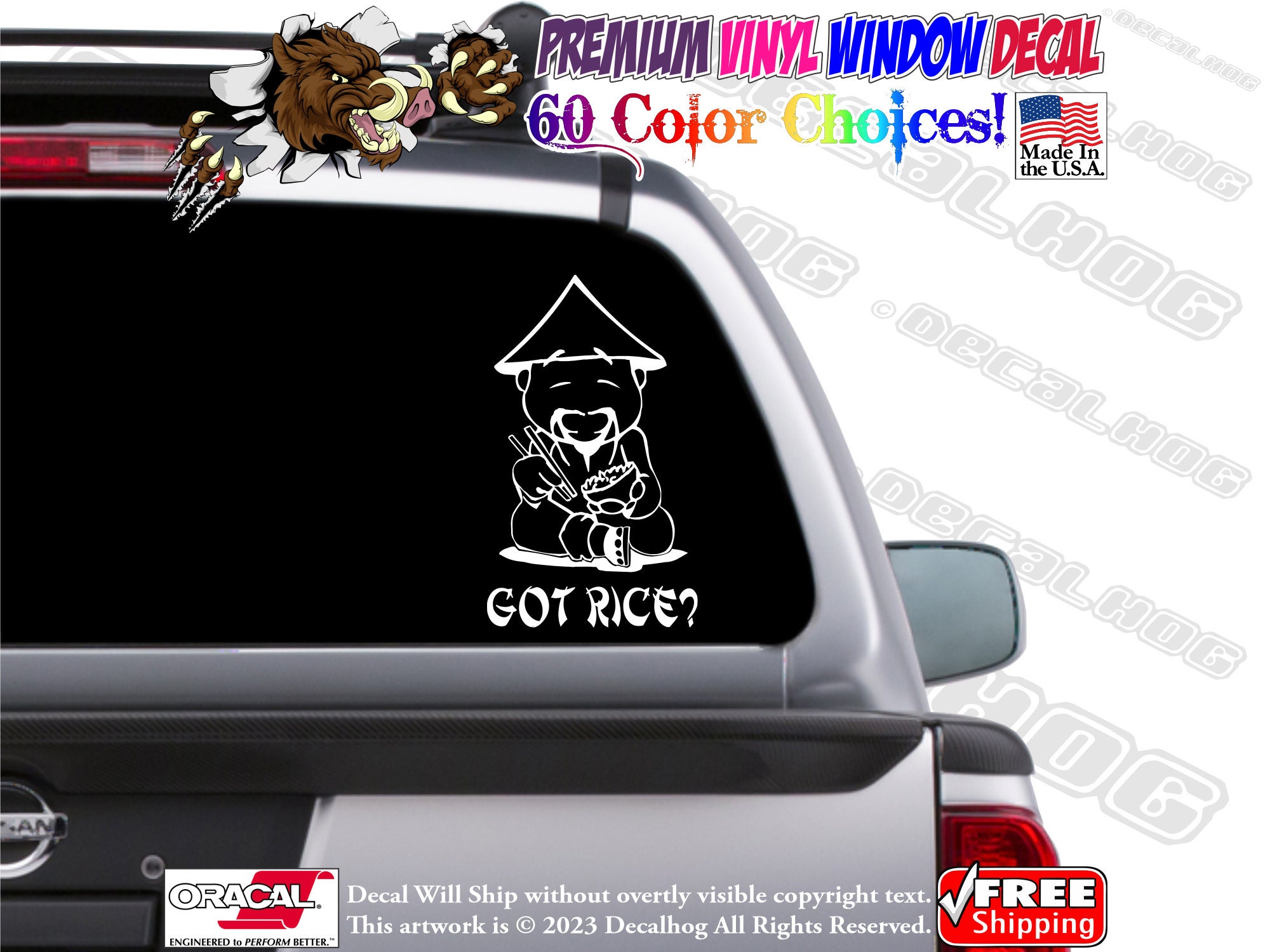 Got Rice Man JDM Vinyl Decal Car Truck Laptop Wall Window Graphics Bumper  Sticker. - Etsy, image size:2000x1500