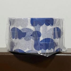 MINA51# Blue Cute Duck, Sea Birds Masking Tape, Journal Decor Masking Tape, mt x minä perhonen , 25mm X 7m, Made in Japan