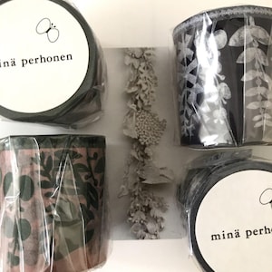 401# Rare Find 'forest parade' Masking Tape, Flower Lace Washi Tape, mt x minä perhonen, exhibition Limited, 50mm X 7m, Made in Japan