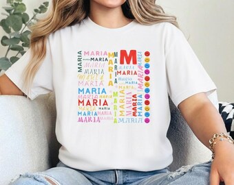 Camiseta con nombre personalizado / Camiseta con texto personalizado