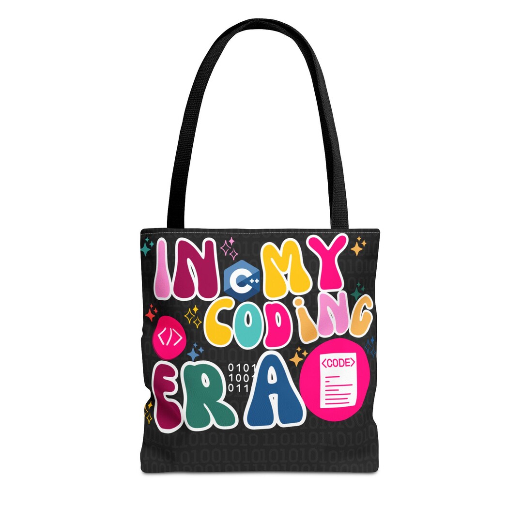 Keymat Bag Coder Coding Era Tote Bag | Programmer Tote, Colorful Tech Design, Gift for ...