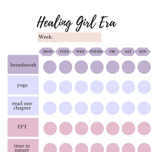 Agenda settimanale Healing Girl Era