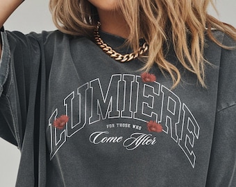 Camisa unisex Lumiere Clair Obscur Expedition 33 Comfort Colors de peso pesado/medio, Juego del año 2025