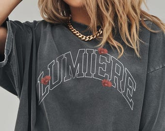 Camisa unisex Lumiere 2 de peso pesado/medio, Expedición Clair Obscur 33, Colores Confortables, Juego del Año 2025