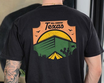Hill Country Texas Shirt, Texaholic Themed Outdoor Nature Tee