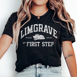 Limgrave Elden Ring Themed Shirt Unisex, University Style Soft Vintage Distressed Tee, Dark Souls T-Shirt Gift Idea for Nerds