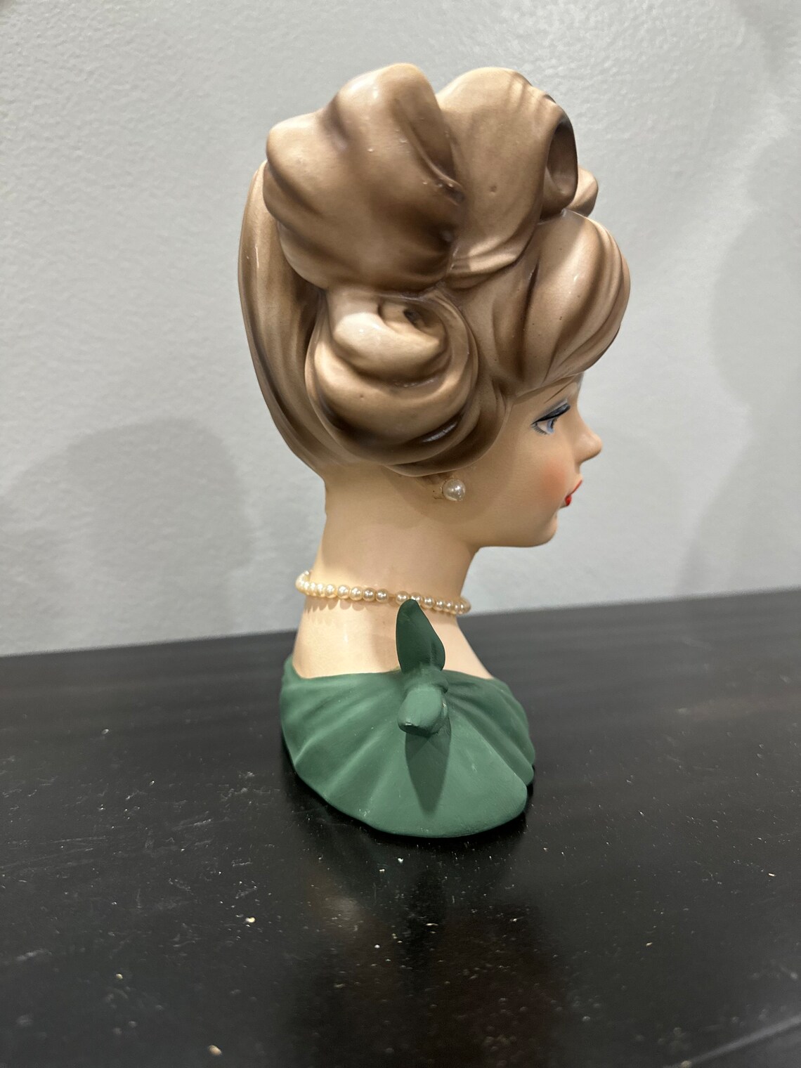 Vintage Lady Head Vase Etsy