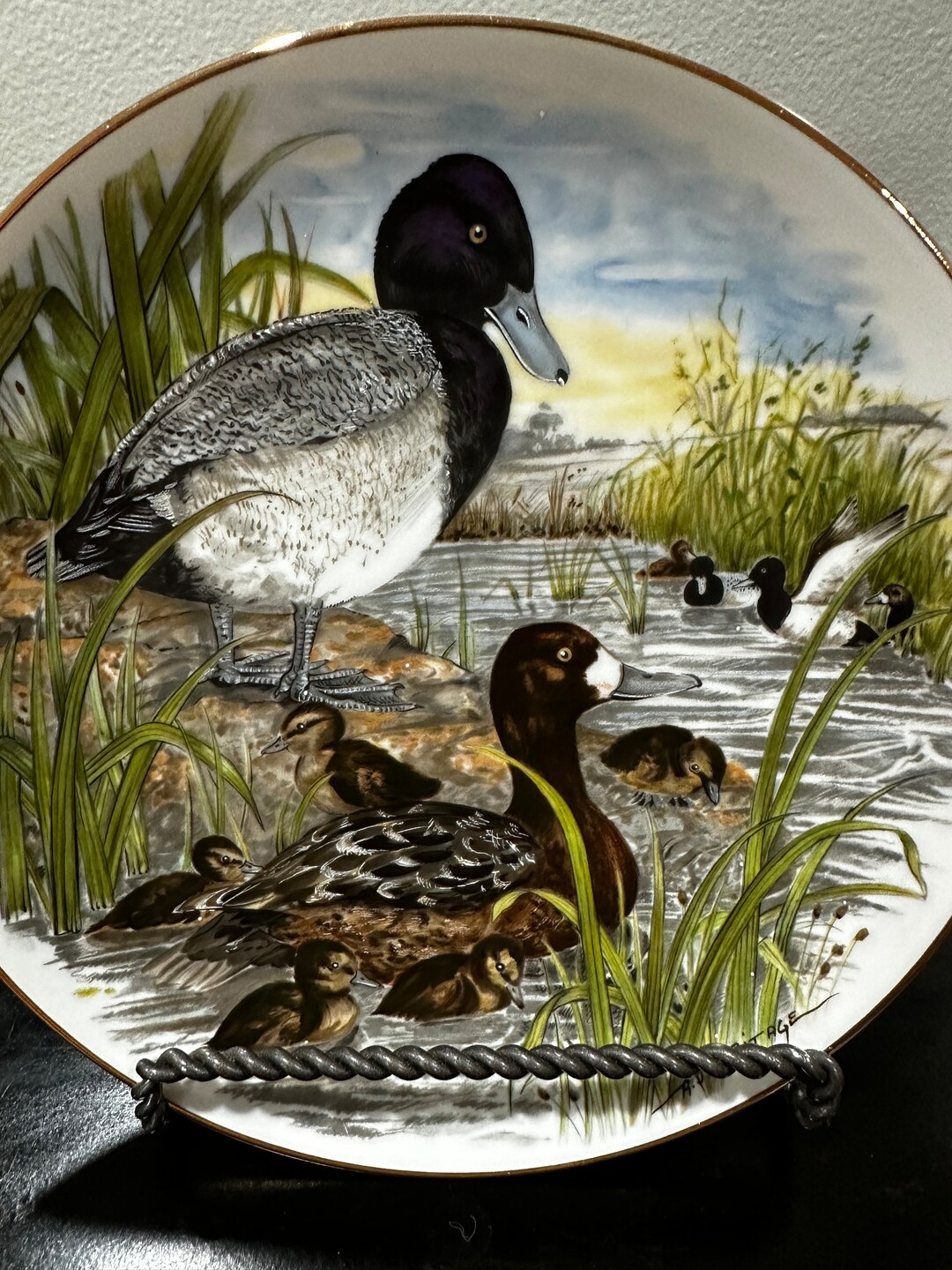 Vintage Southern Living Gallery Game Birds of the South Plate Lesser