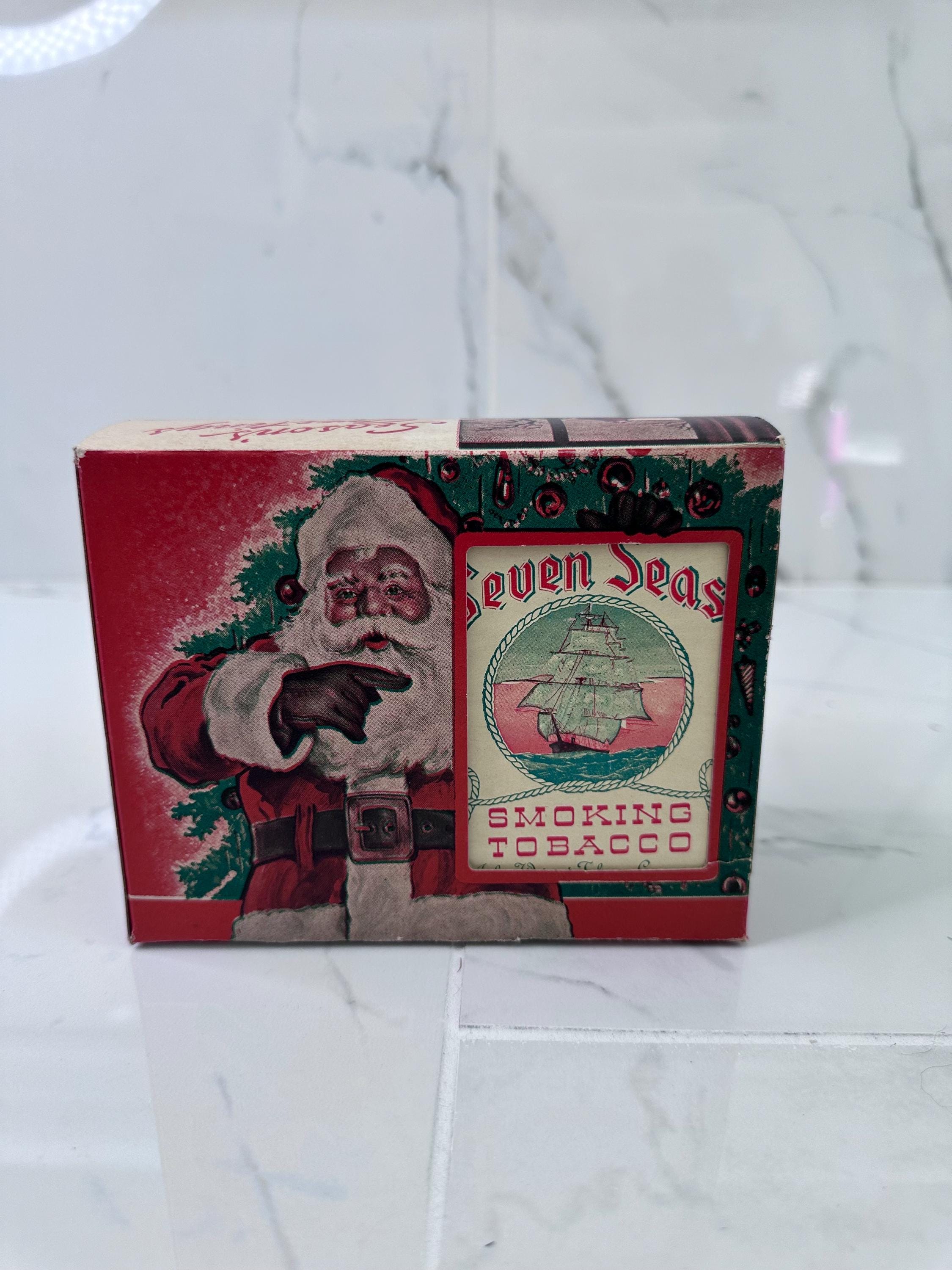 seven seas tobacco Vintage Seven Seas Tobacco Christmas Box Decor