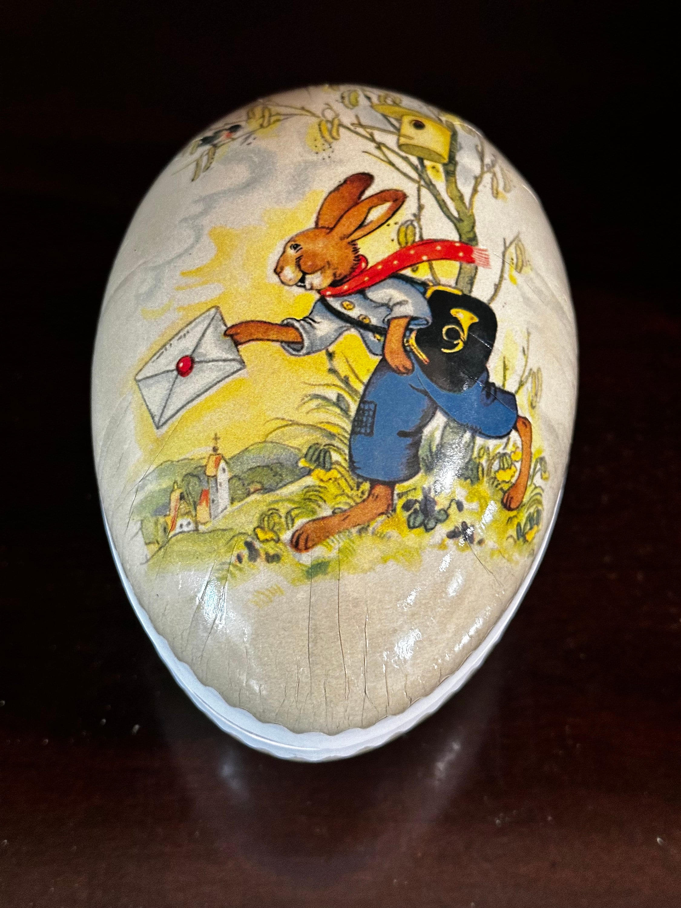 Set of 2 Nestler Made in Germany Paper Mache Fillable Eggs Etsy