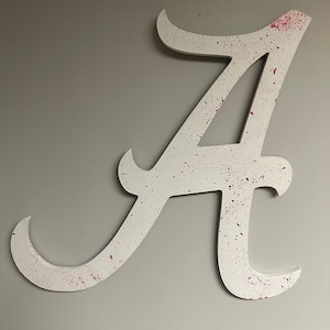 Alabama Wooden Sign (splatter)