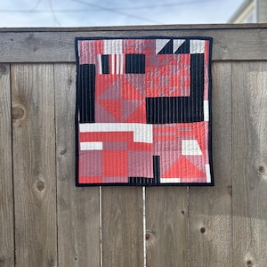 Modern Quilted Wall Hanging