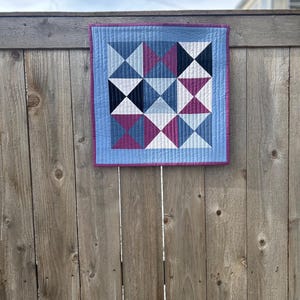 Modern Quilted Wall Hanging