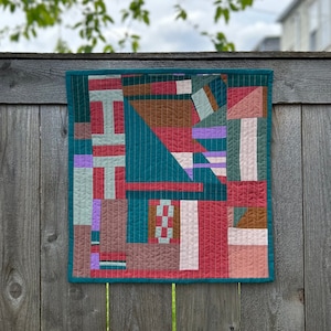 Modern Quilted Wall Hanging