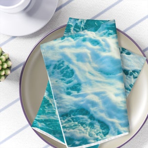 Ocean Blue Set of Four NapkinsMother's Day