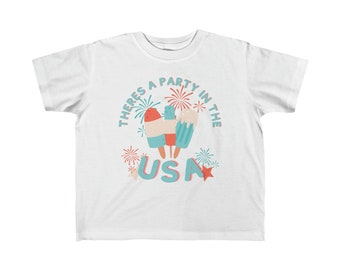 Party in the USA- Jersey Tee Toddler