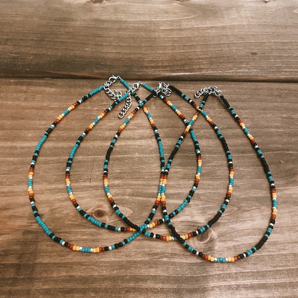 Nine Ball  - Western Turquoise Choker