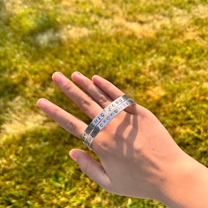 Cosmic Cowgirl - Stamped Western Bracelet - Adjustable