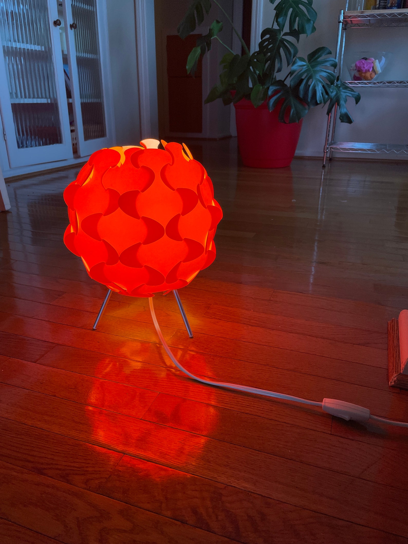 IKEA Retro Orange Table Lamp / Retro Ikea Lamp/ Fillsta Table Lamp ...