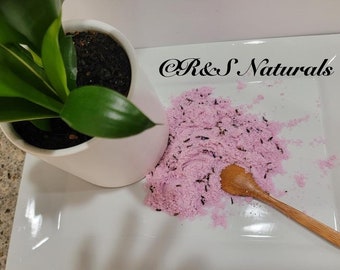 Lavender Bath Salts | Homemade | Organic | Gifts for Mom | Holiday gifts | Valentine&#39;s Day Gift | Relaxing | Gift for Friend