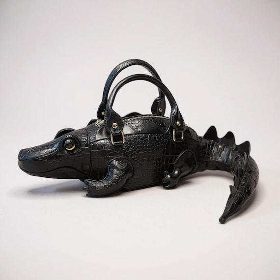 バッグ Roen leather west shoulderbag crocodile Ladies Fashion Crocodile Pattern Tote Bags Handbags Women Pu