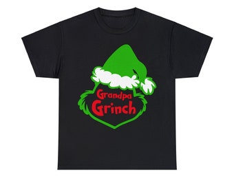 Grandpa Grinch Christmas Short Sleeve Tee