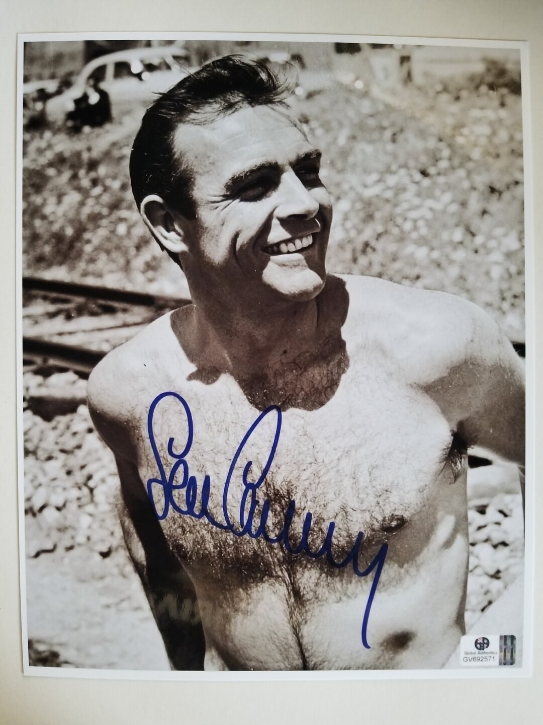 Sean Connery Signed 8x10 Photo RP Shirtless Indiana Jones Etsy