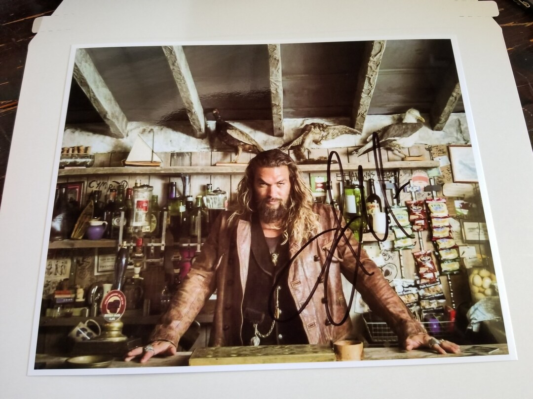 Jason Momoa Signed 8x10 Autograph Photo RP Etsy