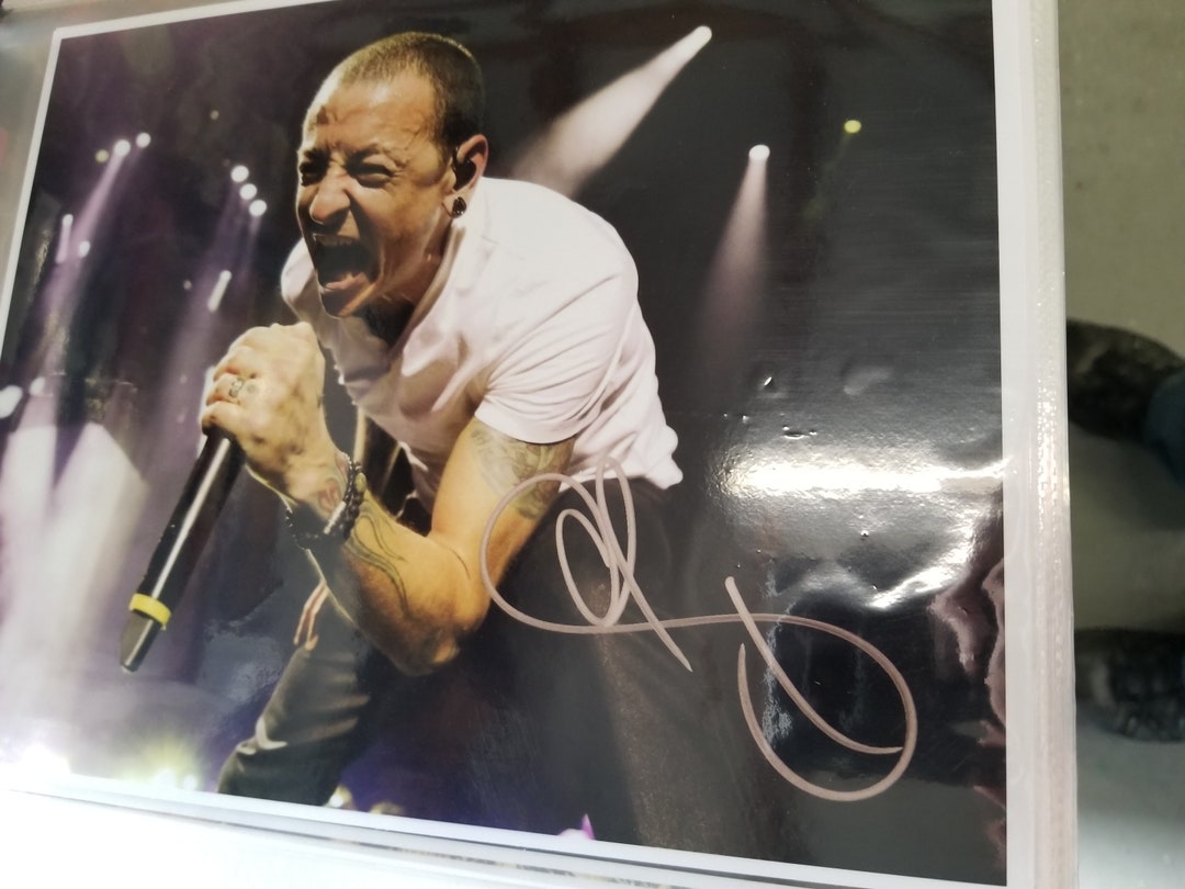Chester Bennington Signed 8x10 Photo RP Linkin Park Etsy