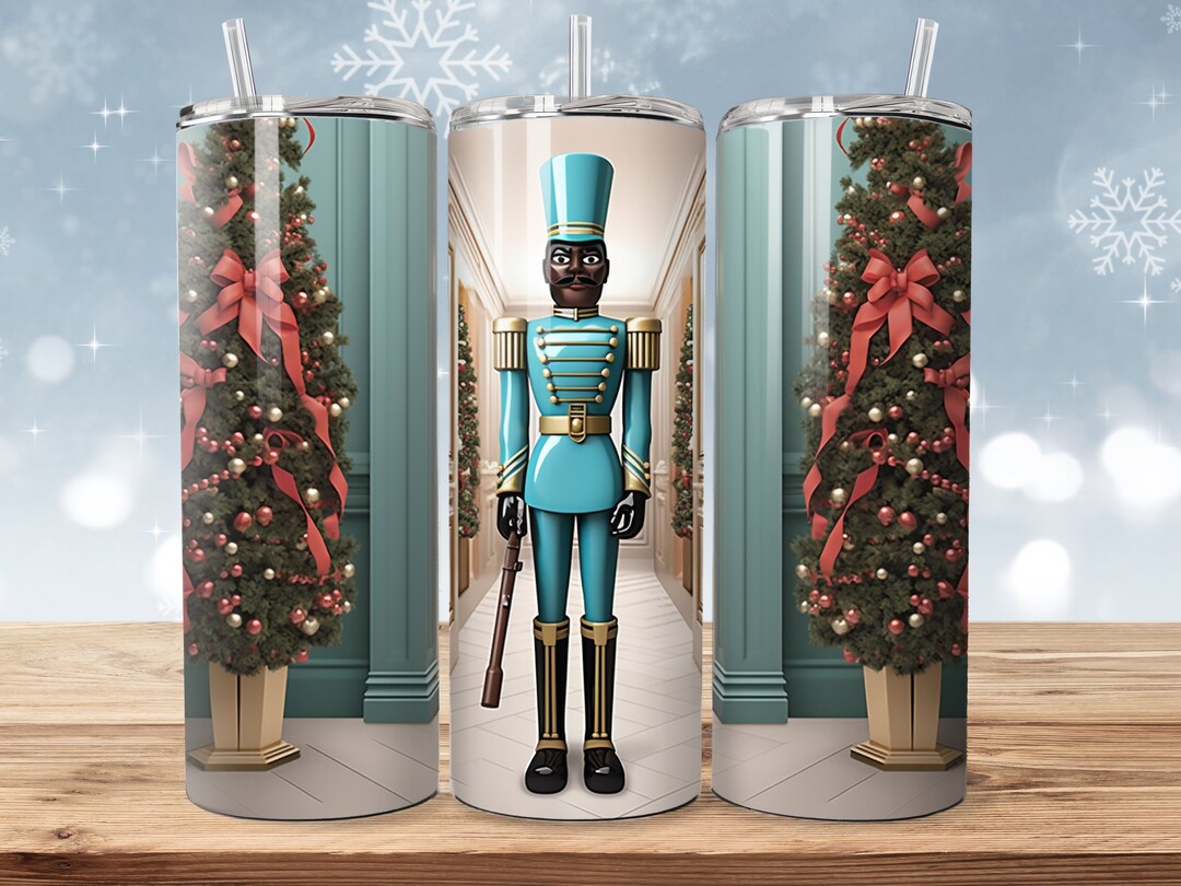 African American Christmas Nutcracker 20 Oz Skinny Tumbler Sublimation ...