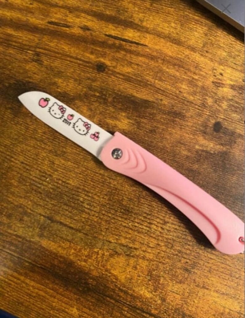 Y2k Hello Kitty Pocket Knife Etsy