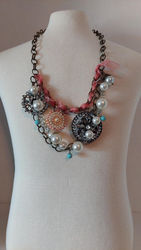 Statement Assemblage Chic Necklace