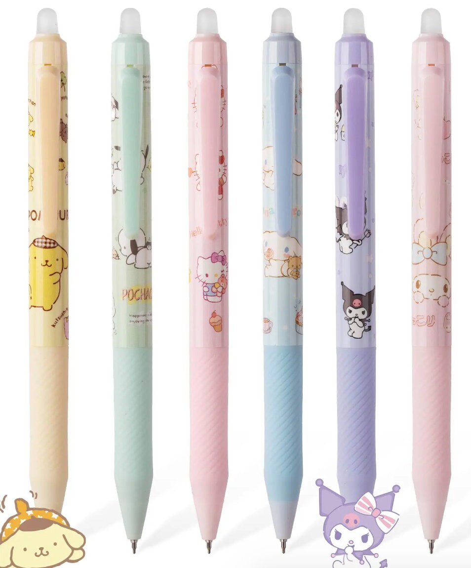 Sanrio Erasable Pens Cute Sanrio Pens Sanrio Stationery Kawaii Pens Cute Erasable Pens Sanrio