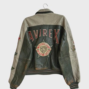 Y2k Leather Jacket - Etsy