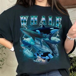 Whale Shirt Geschenk Vintage Style, Zoo Tier Liebhaber Geschenk, Whale Tee, Wal Wertschätzung T-Shirt, Meer Leben Tier Liebhaber Shirt