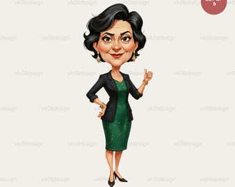 Funny Glam Grandma Boss Life Clipart 9 PNG Corporate Senior Business Woman Sublimation Art