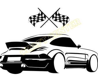 Sports Car SVG Silhouettes - Luxury Racing and Fun Designs