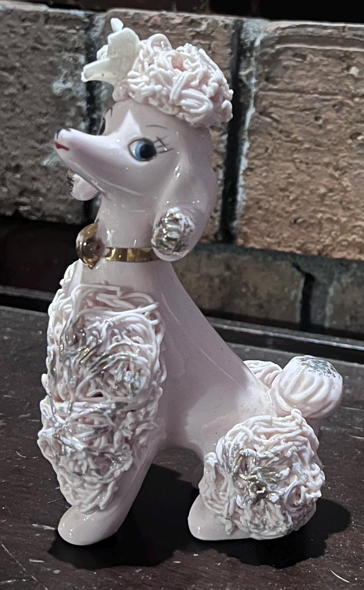 ヴィンテージ スパゲッティプードル 置物 アメリカ Vintage Spaghetti Poodles - Etsy