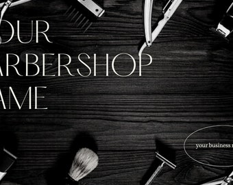 BarberShop Website Template (Efficient, Easy and Simple) Barbershop Template - Squarespace Template 7.1 - Beauty Template - Hair Salon