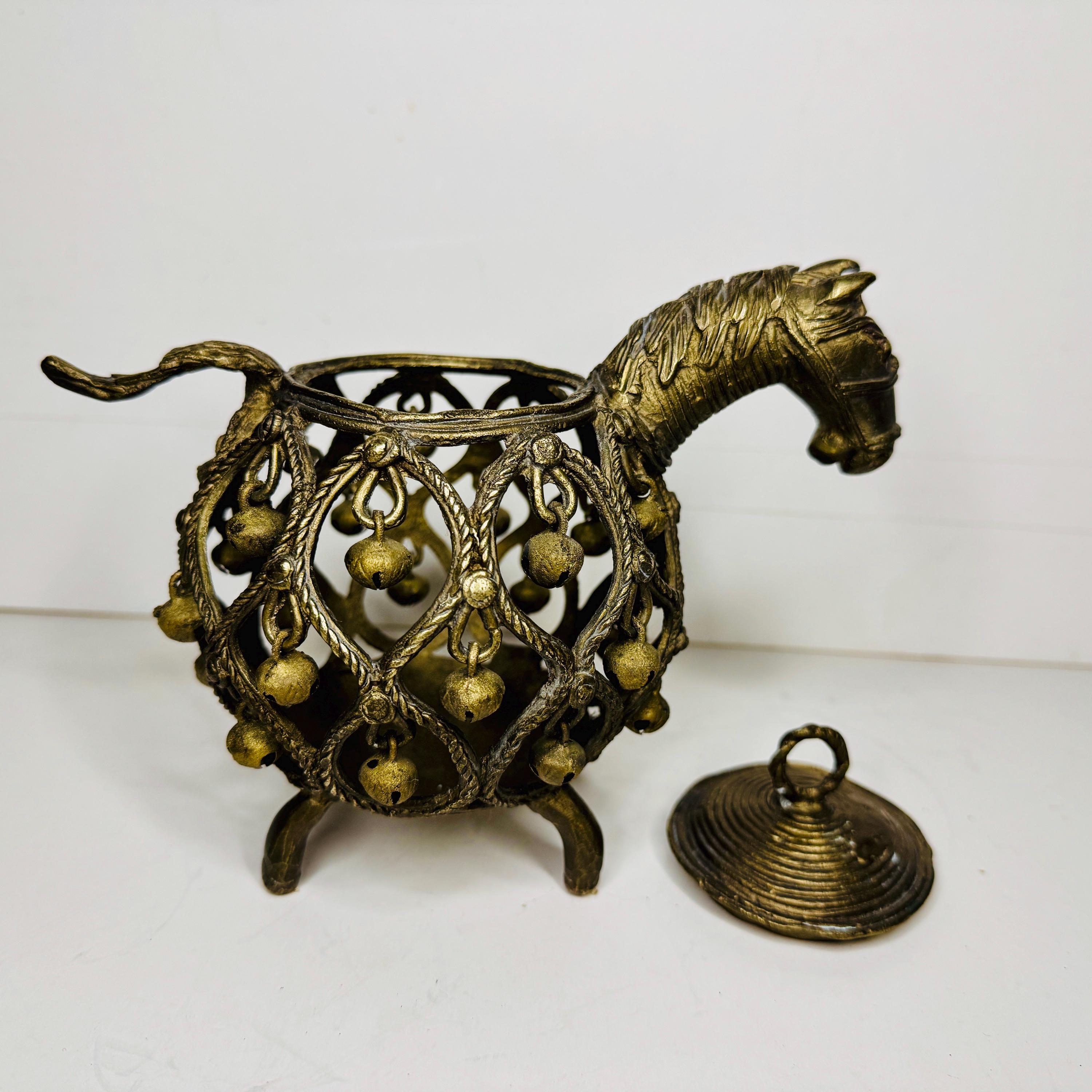 Wooden Horse Candle Stand main image 1