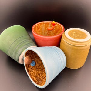 Handmade Ceramic Kanto Starter Cups